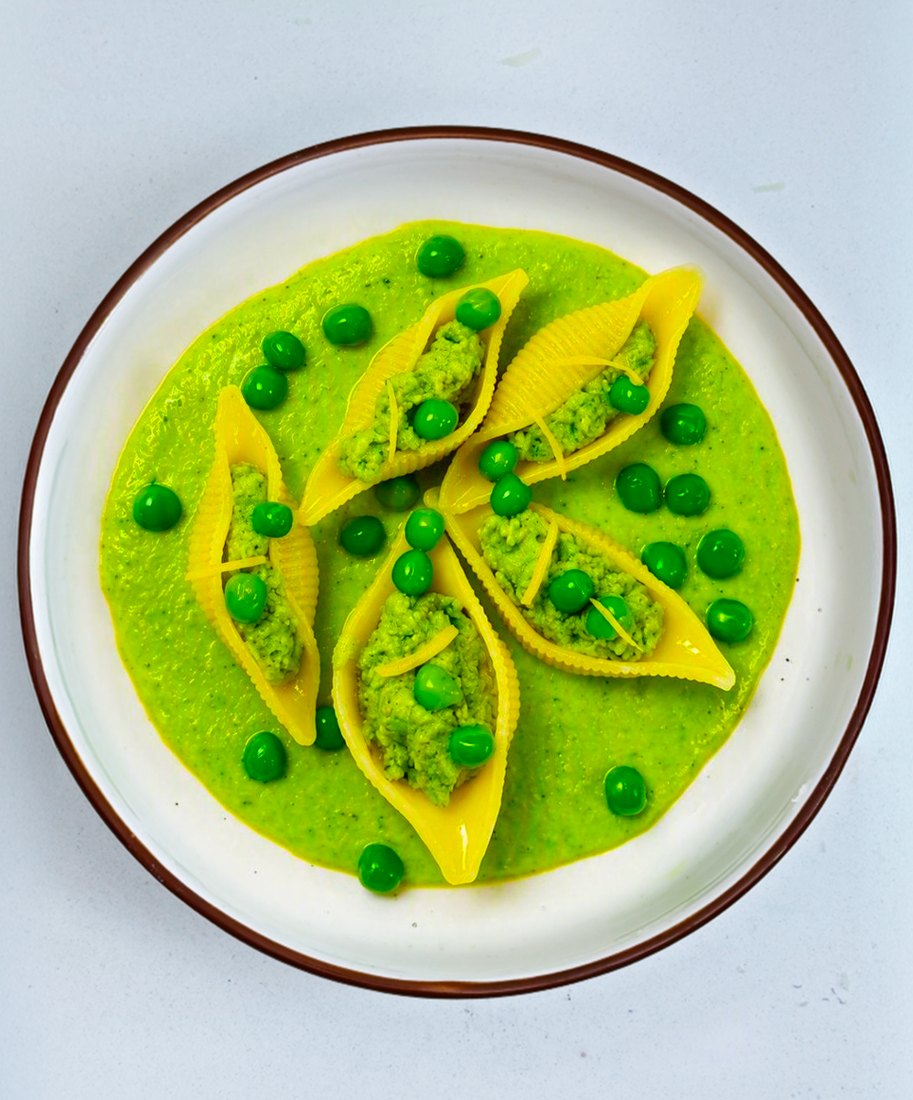 Dish photographed from above — let-I