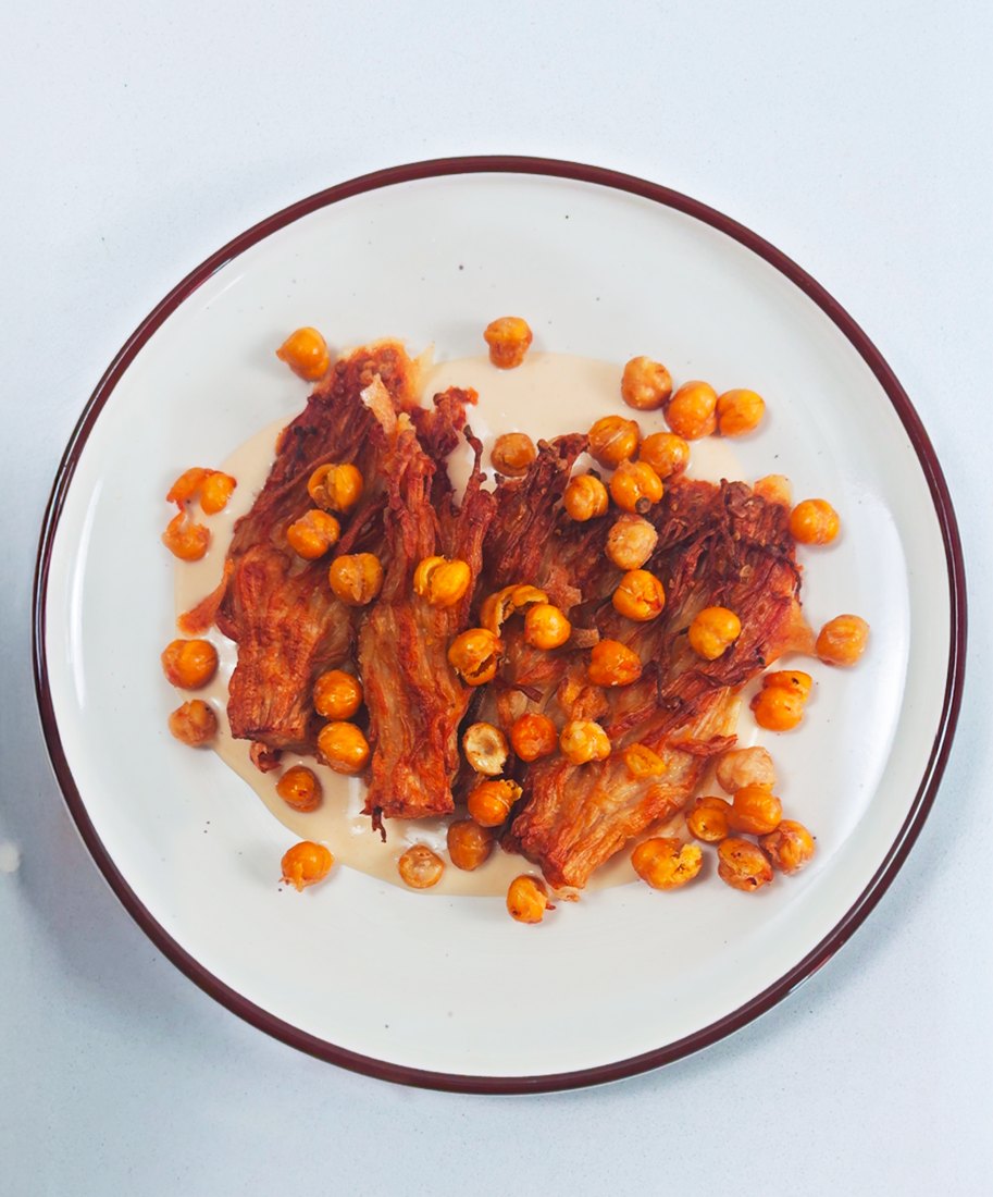Dish photographed from above — let-T